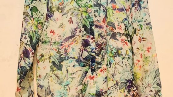 Chemise en voile de coton Zara